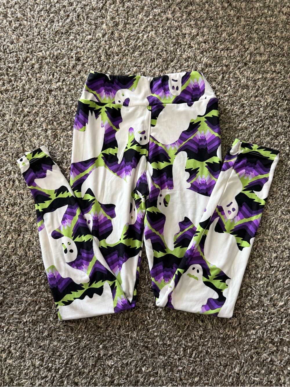 Lularoe Tween Halloween Ghost Leggings- super soft